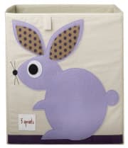 3 Sprouts Canvas Storage Box Rabbit