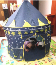 Kids Castle Shaped Cubby Camping Tent for Boys and Girls