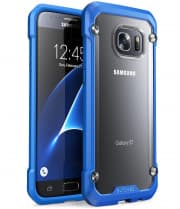 Galaxy S7 Unicorn Beetle Hybrid Protective Bumper Case - Blue