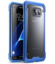 Galaxy S7 Edge Unicorn Beetle Hybrid Protective Bumper Case - Blue