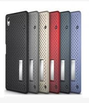 Perforated Slim Armor Case for Xperia Z5 with Stand