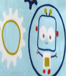 Living Textiles Lolli Living Baby Bot Boa Bassinet Cradle Blanket - Robot