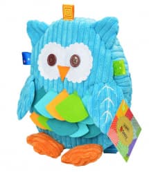 Sozzy Kids Children Toddler Corduroy Animal Backpack - Owl