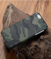 Genuine Leather Camo Pattern Case for HTC 10