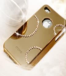 More Noël Noel Collection (Lumina Series) for iPhone 4 4S AP13-032 (Cosmo/Dark Gold)