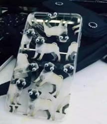 Pug Googly Eyes Case for iPhone 6 6s Plus