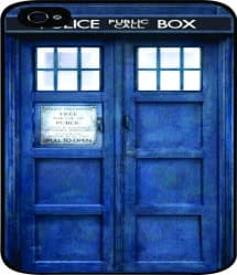 Tardis Doctor Who Police Box Time Machine iPhone 4 & 4s Case
