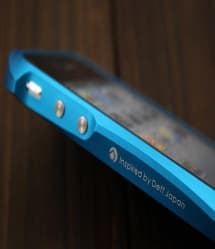 Draco IV Deff Cleave Alumimum Bumper Frame Case for iPhone 4 & 4S - Cyan