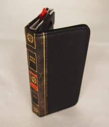BookBook Leather Wallet ID Case Black iPhone 5 5s SE