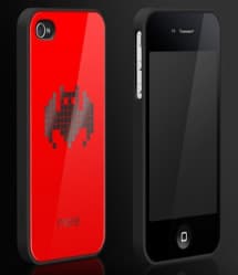 More Cubic Black Exclusive Collection TPU Case for iPhone 4/4S - Bat