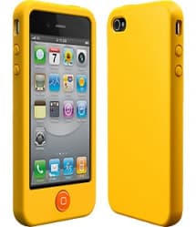 SwitchEasy Colors Mican Yellow Silicone Case for iPhone 4 