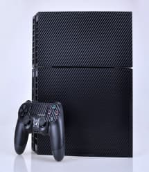 PS4 Carbon Fiber Decal Skin for Console and Controller