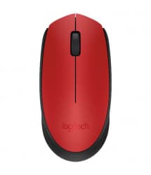 Logitech M170 - Wireless Optical Mouse - Red