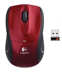 Logitech M505 - Wireless Laser Mouse - Red
