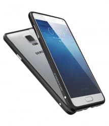 Luphie Galaxy Note 4 Protective Layers Stealth Bumper Metal Case