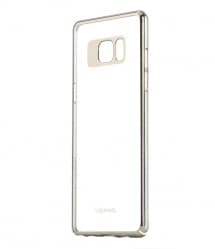 USAMS Clear Thin Metal TPU Case for Galaxy Note 7 Silver