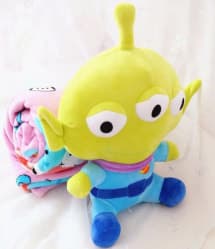 Toy Story Alien Plush Doll Blanket Combo 35cm (14 inches) Doll With 1.5m (5 feet) Blanket