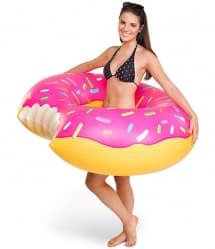 Giant Inflatable Donut Pool Swimming Toy 1.2m 4 ft