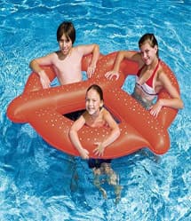 Giant Inflatable Pretzel Pool Swimming Toy 1.5m 5ft
