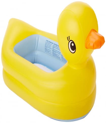 Munchkin Inflatable Duck Baby Bath Tub Set