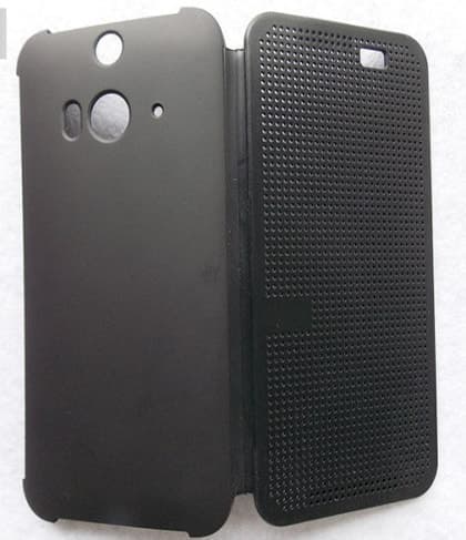 HTC Butterfly 2 Dot View Case Black