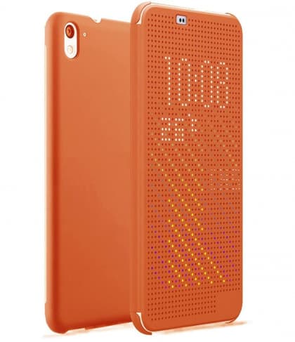 HTC Desire 826 Dot View Case Orange