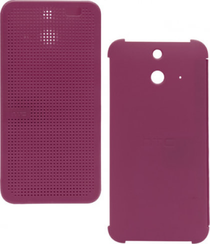 HTC One E8 Dot View Case Purple