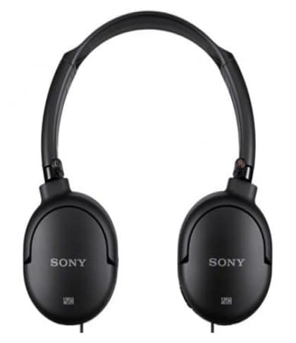 Sony MDR NC8/BLK Noise-Canceling Full Size Headphones - Black