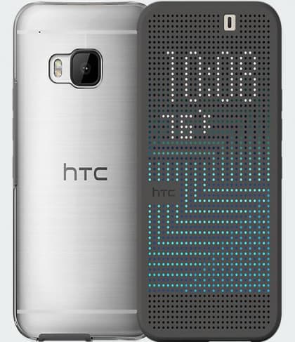 HTC One M9 Dot View Black Case