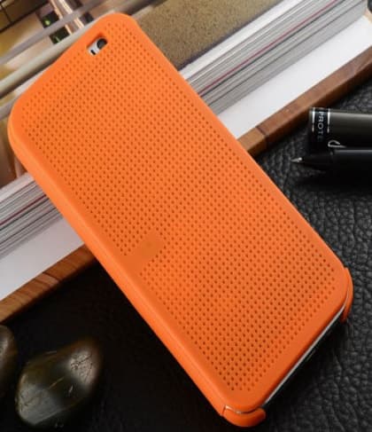 HTC X9 Dot View Cover - Orange
