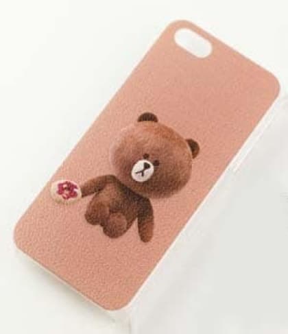 Line Character Case Brown Bear for iPhone 5 5s