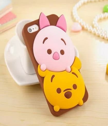 Tsum Tsum Piglet and Winnie the Pooh Case for iPhone 6 Plus