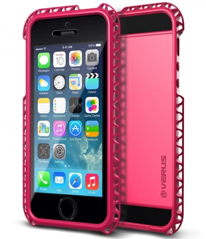 Verus Limpid Lanyard Series iPhone 5S / 5 Case Hot Pink
