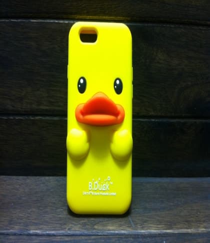 B.Duck Yellow Rubber Duck Silicone Case for iPhone 6 Plus