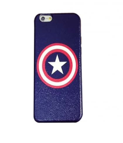 Captain America iPhone 6 Plus Soft Leather Feel Case