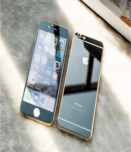 Perfect Mirror Reflective Front and Back Case for iPhone 6 Plus