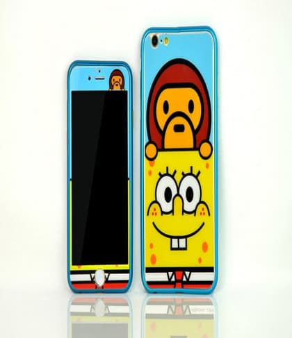iPhone 6 Plus Sponge Bob Bumper and Skin Decal Case