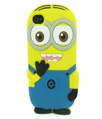3D Two Eyes Minion Despicable Me Case for iPhone 5 5s