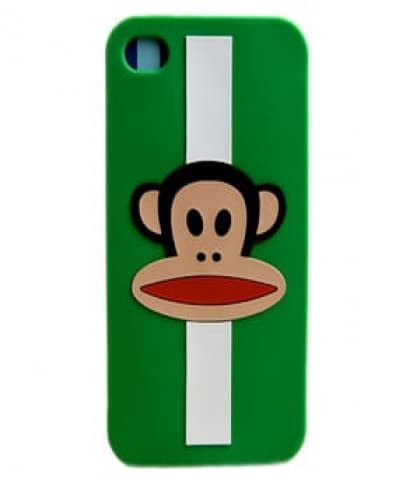 Paul Frank Julius Green Stripe Case for iPhone 4 