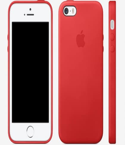 Leather Case for Apple iPhone 5s Case Red