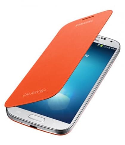 Samsung Galaxy S4 Orange Flip Cover