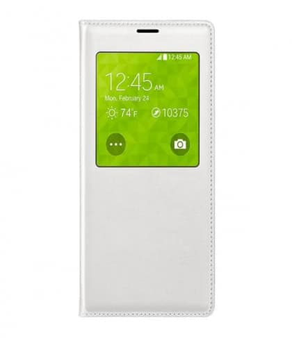 Samsung Galaxy S5 S View Qi Wireless Charging Cover-White