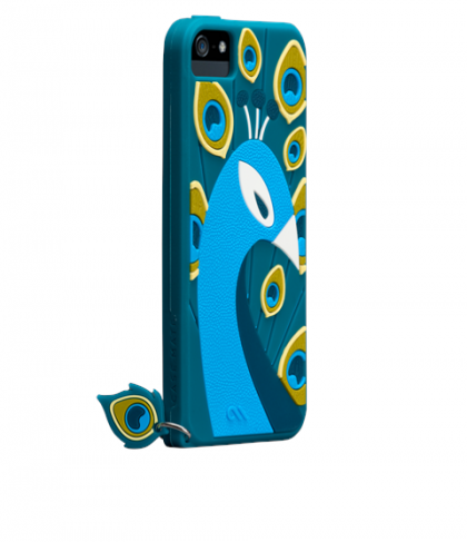 Case Mate Silicone Peacock Case for iPhone 5