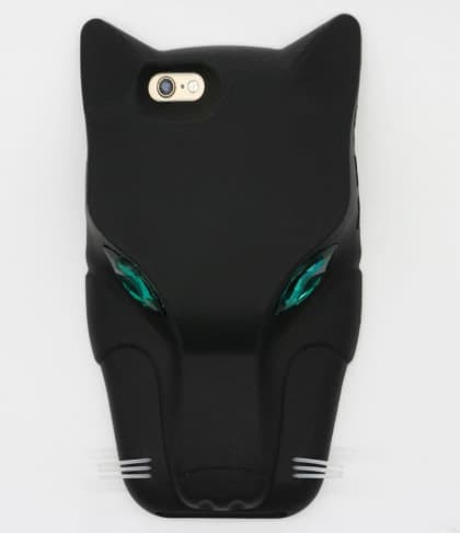 Stella McCartney Black Leopard iPhone 6 6s Plus Case