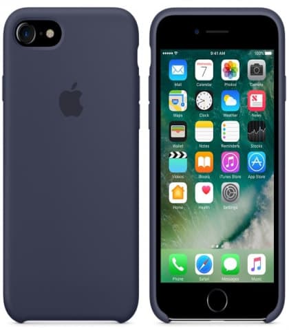 Silicone Case for Apple iPhone 7 Plus - Midnight Blue