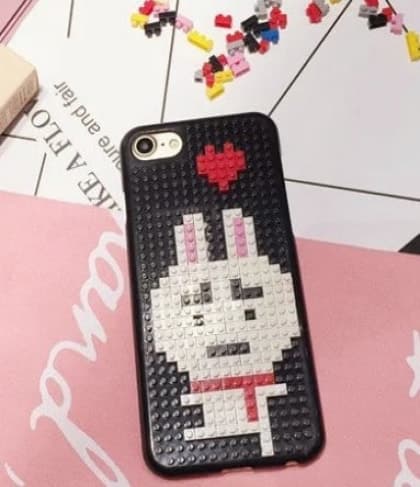 DIY Lego Brick Case for iPhone 7, 6 6s & Plus - Rabbit