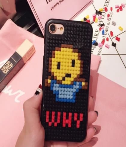 DIY Lego Brick Case for iPhone 7, 6 6s & Plus - Sadface Why