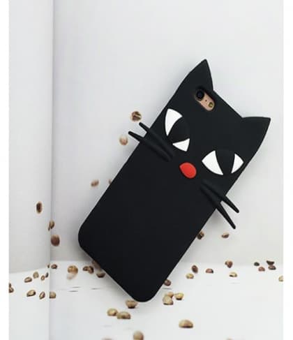 Lulu Black Cat Case for iPhone 7