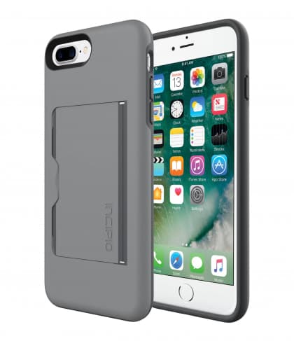iPhone 7 Plus Incipio Stowaway Cover Gray