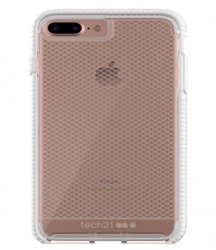 Tech21 Evo Check Case for iPhone 7 Plus Clear White